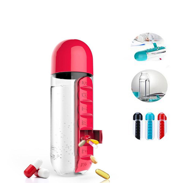  Pill Box Water Bottle